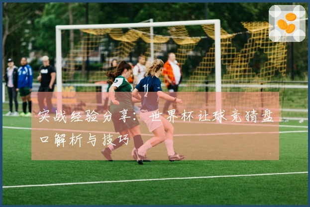 实战经验分享：世界杯让球竞猜盘口解析与技巧